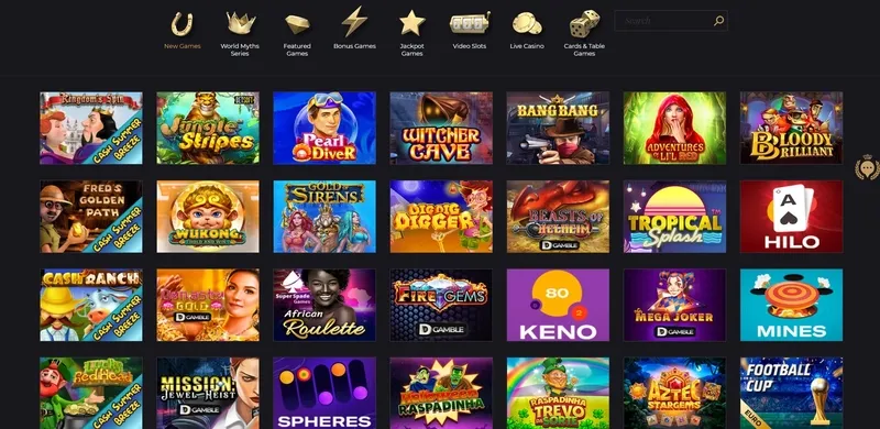 Popular Games and Slots at Club Lounge Casino