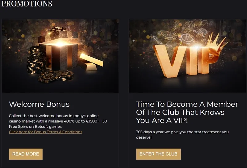 All Club Lounge Casino bonuses and promotions