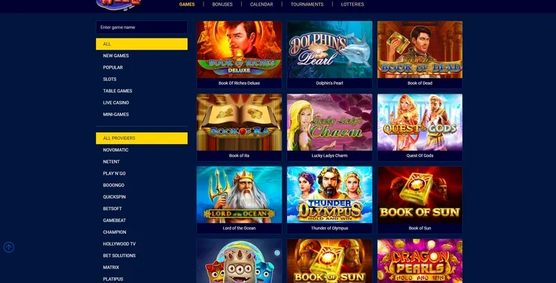 Popular Games and Slots at Very Well Casino