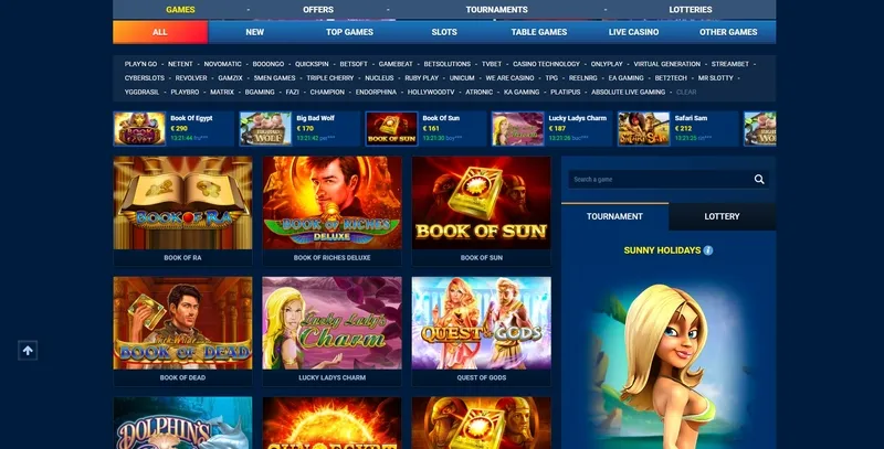 Popular Games and Slots at WG Casino